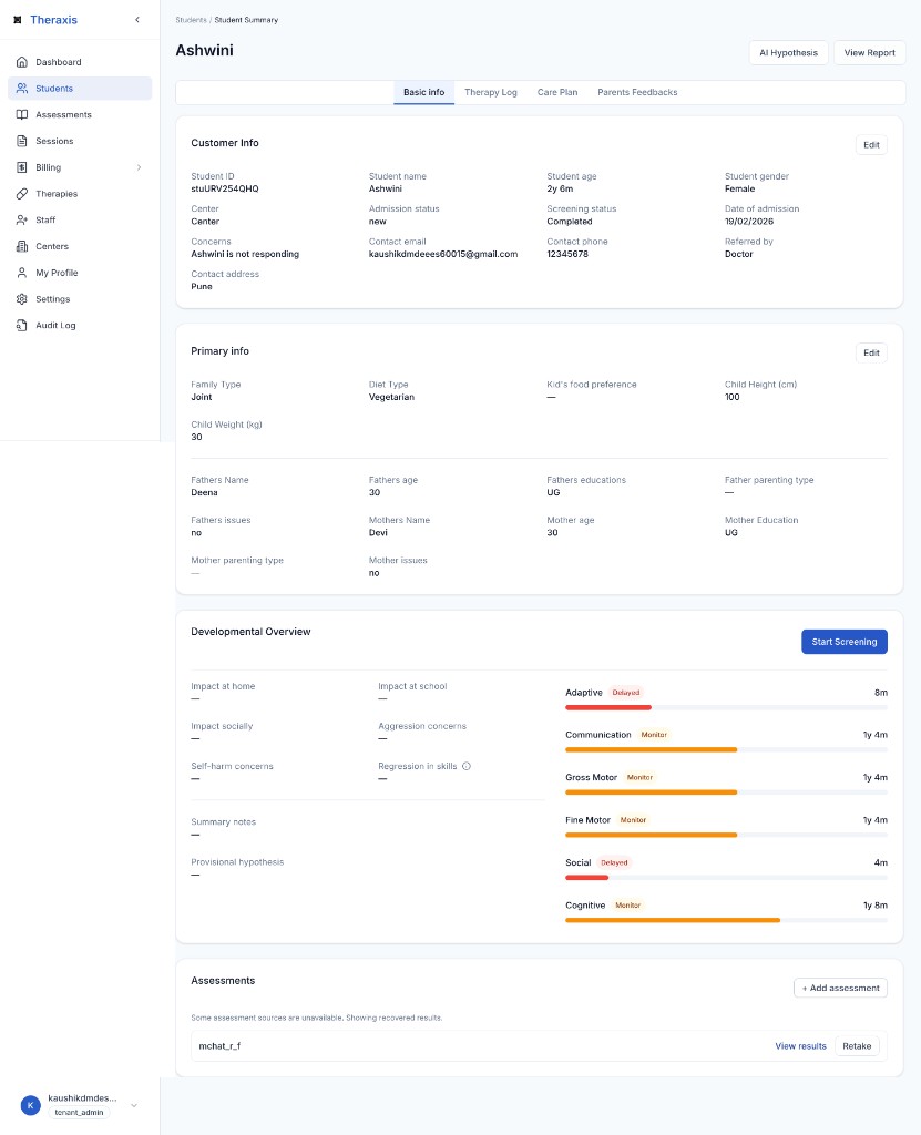 Student profile